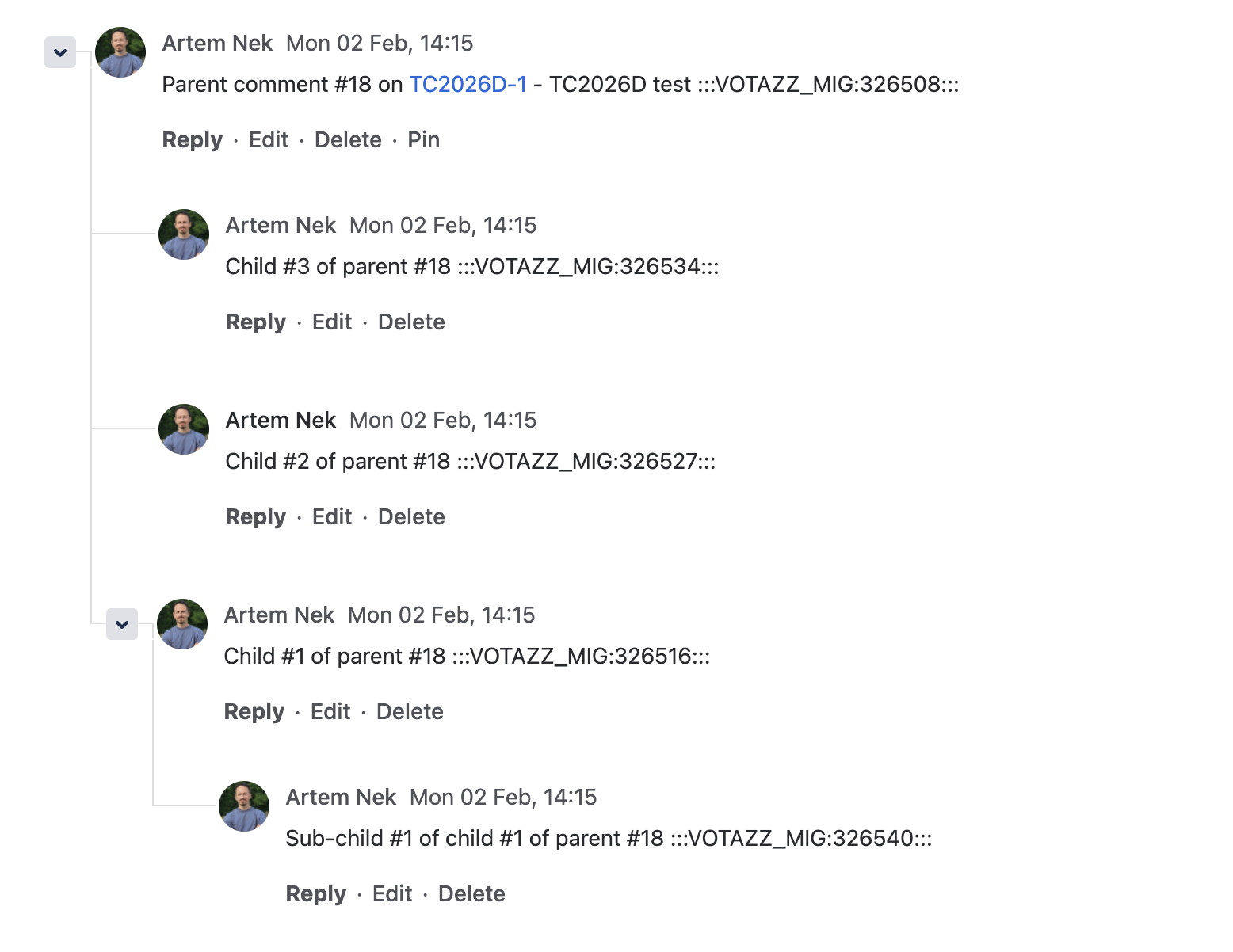 Cloud Comments with Markers