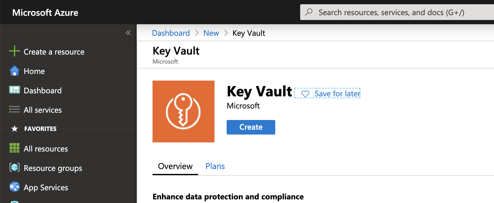 azure-create-keyvault