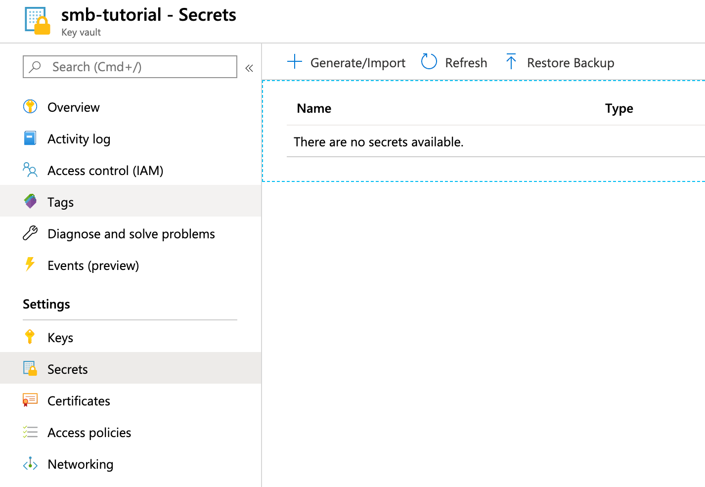 azure-create-secret