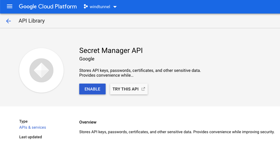 gcp-api-enable