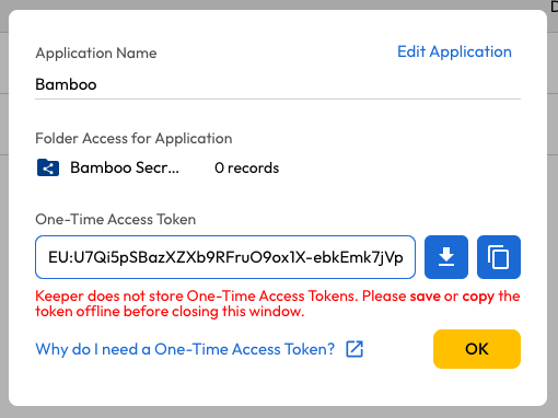 keeper-application-access-token