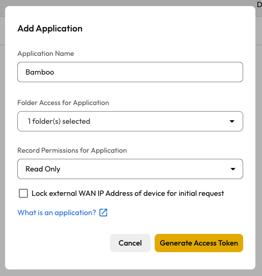 keeper-create-application